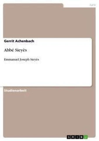 Abbé Sieyès