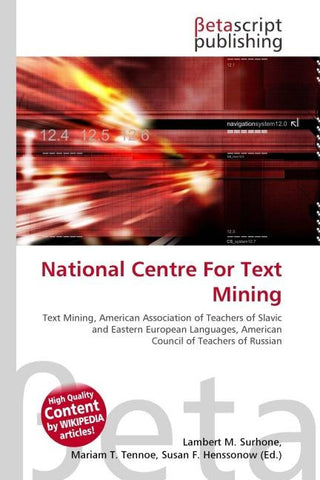 National Centre For Text Mining