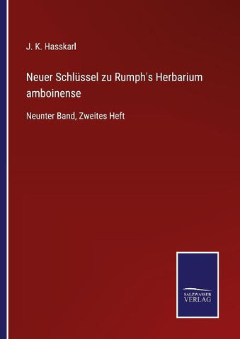 Neuer Schlüssel zu Rumph's Herbarium amboinense