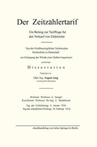 Der Zeitzählertarif