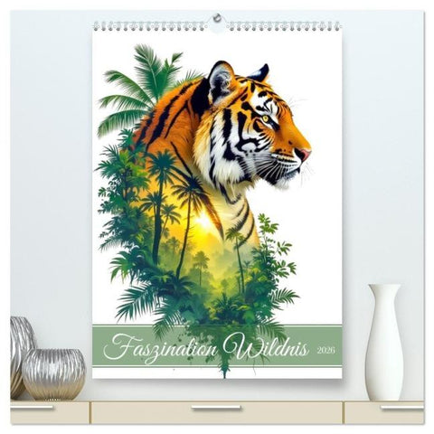 Im Bann der Wildnis (hochwertiger Premium Wandkalender 2026 DIN A2 hoch), Kunstdruck in Hochglanz