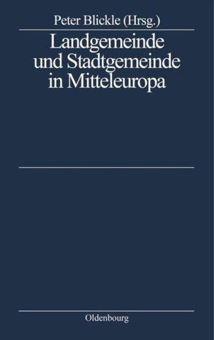 Landgemeinde und Stadtgemeinde in Mitteleuropa