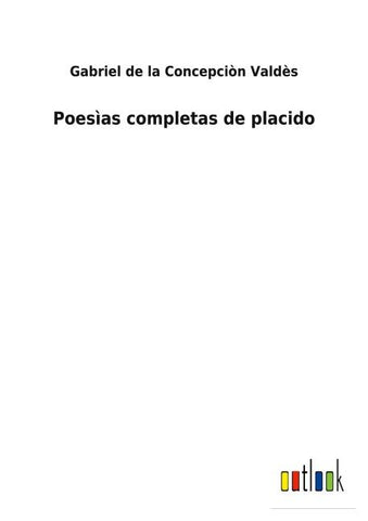 Poesìas completas de placido