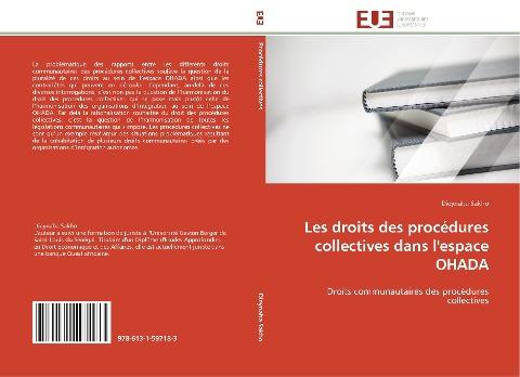 Les droits des procédures collectives dans l'espace OHADA