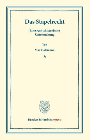 Das Stapelrecht