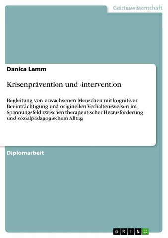 Krisenprävention und -intervention