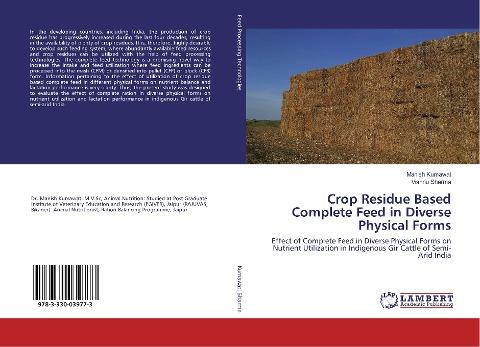Crop Residue Based Complete Feed in Diverse Physical Forms
