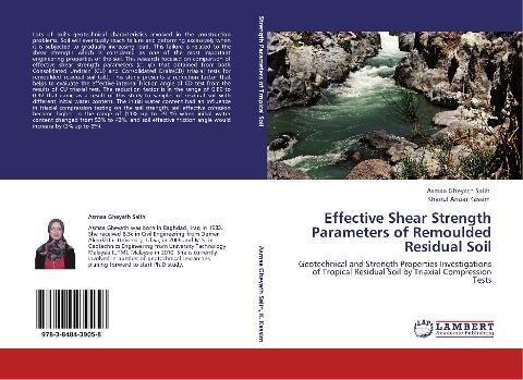 Effective Shear Strength Parameters  of Remoulded Residual Soil