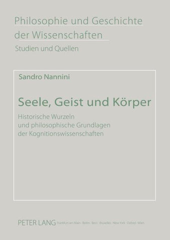 Seele, Geist und Körper