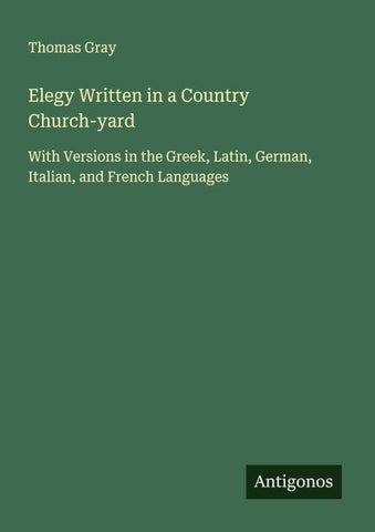 Elegy Written in a Country Church-yard