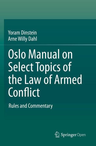 Oslo Manual on Select Topics of the Law of Armed Conflict