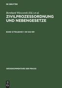 Zivilprozessordnung und Nebengesetze / §§ 542-591
