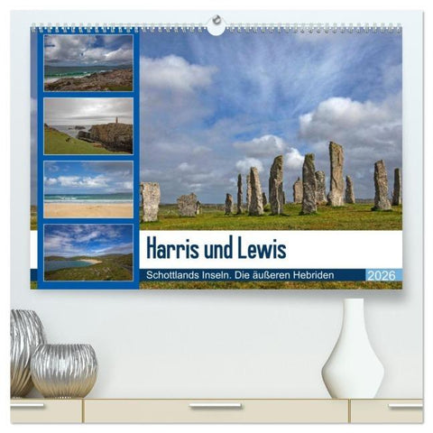 Harris und Lewis - Schottlands Inseln. Die äußeren Hebriden (hochwertiger Premium Wandkalender 2026 DIN A2 quer), Kunstdruck in Hochglanz