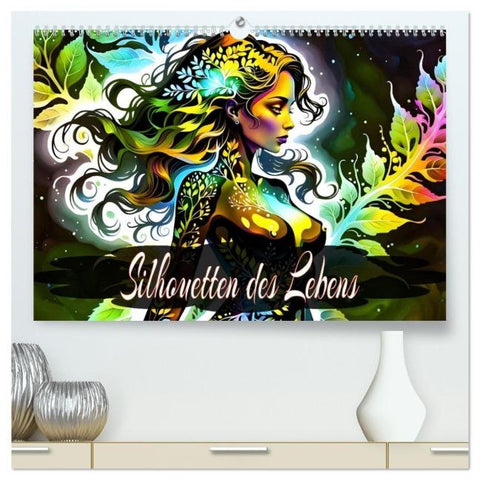Silhouetten des Lebens (hochwertiger Premium Wandkalender 2026 DIN A2 quer), Kunstdruck in Hochglanz