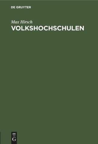 Volkshochschulen
