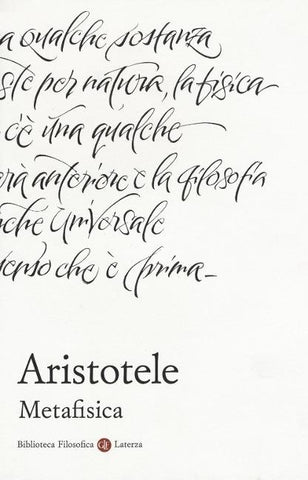 Metafisica. Testo greco a fronte