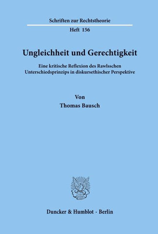 Ungleichheit und Gerechtigkeit.