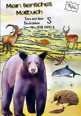 Mein tierisches Malbuch