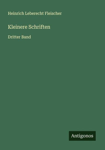 Kleinere Schriften