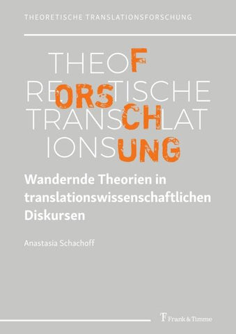 Wandernde Theorien in translationswissenschaftlichen Diskursen