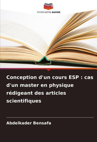Conception d'un cours ESP : cas d'un master en physique rédigeant des articles scientifiques