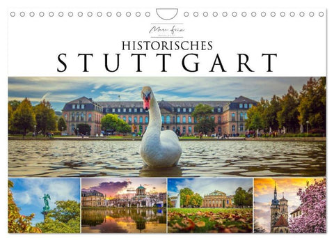 Historisches Stuttgart 2026 (Wandkalender 2026 DIN A4 quer), CALVENDO Monatskalender