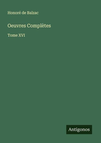 Oeuvres Complètes