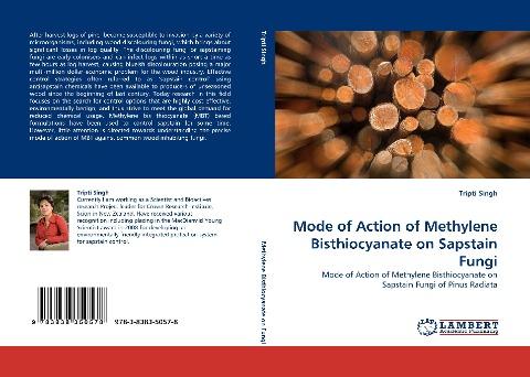 Mode of Action of Methylene Bisthiocyanate on Sapstain Fungi