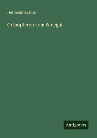 Orthopteren vom Senegal