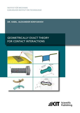 Geometrically exact theory for contact interactions