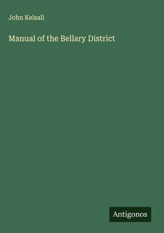 Manual of the Bellary District