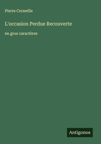 L'occasion Perdue Recouverte