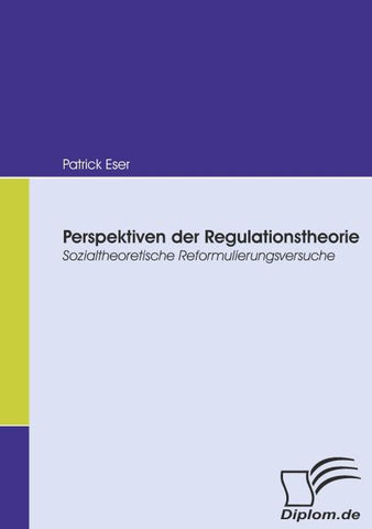 Perspektiven der Regulationstheorie