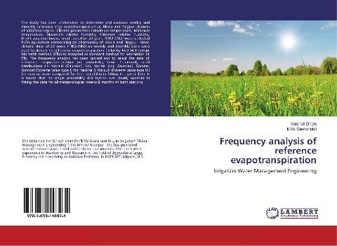 Frequency analysis of reference evapotranspiration