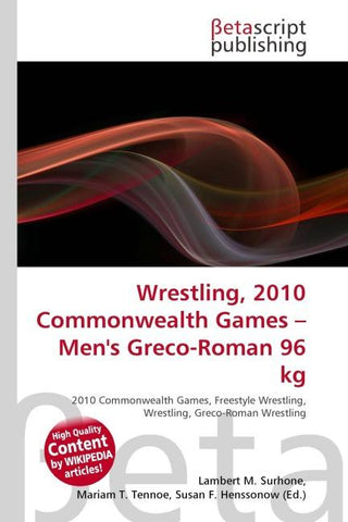 Wrestling, 2010 Commonwealth Games - Men's Greco-Roman 96 kg