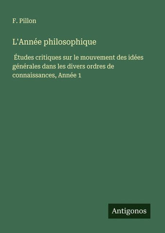 L'Année philosophique