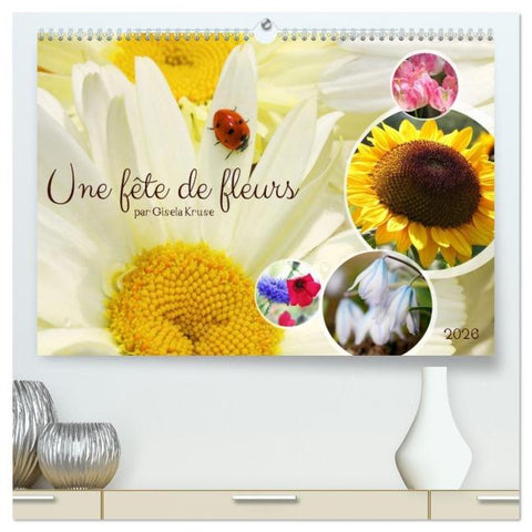 Une fête de fleurs (Calendrier mural 2026 DIN A2 vertical) calendrier de bureau