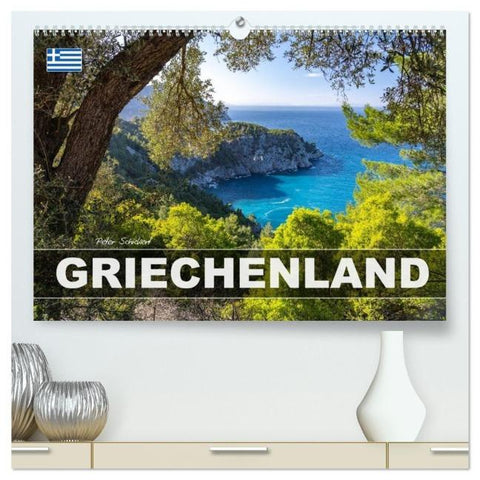 Griechenland (hochwertiger Premium Wandkalender 2026 DIN A2 quer), Kunstdruck in Hochglanz