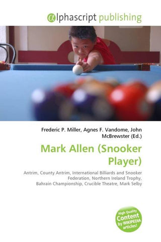 Mark Allen (Snooker Player)