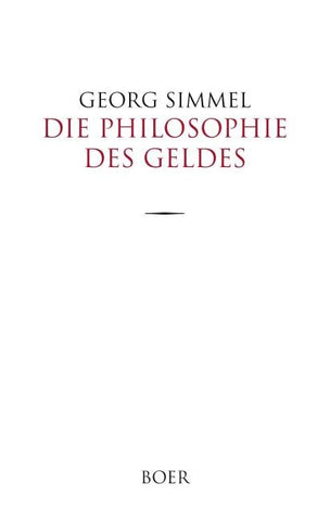 Die Philosophie des Geldes