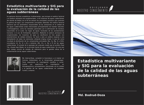 Estadística multivariante y SIG para la evaluación de la calidad de las aguas subterráneas