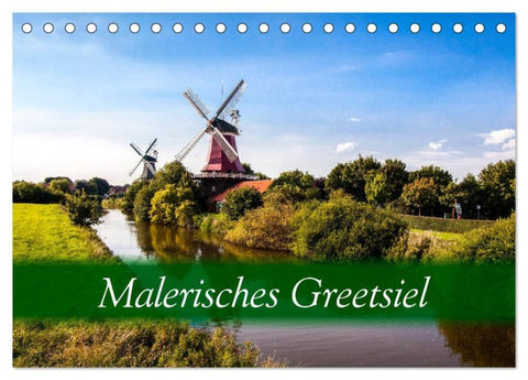 Malerisches Greetsiel (Tischkalender 2026 DIN A5 quer), CALVENDO Monatskalender