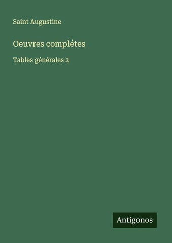 Oeuvres complétes