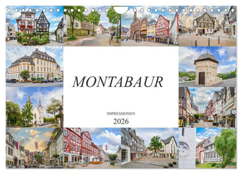 Montabaur Impressionen (Wandkalender 2026 DIN A4 quer), CALVENDO Monatskalender