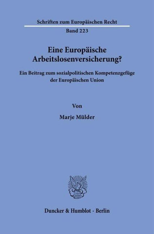 Eine Europäische Arbeitslosenversicherung?
