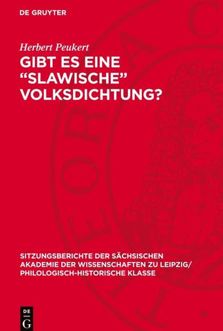 Gibt es eine „Slawische” Volksdichtung?