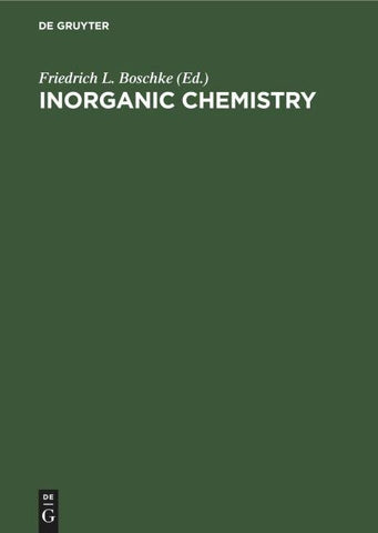 Inorganic Chemistry