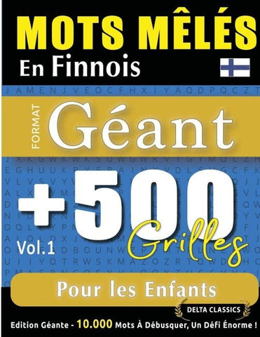 MOTS MÊLÉS EN FINNOIS FORMAT GÉANT