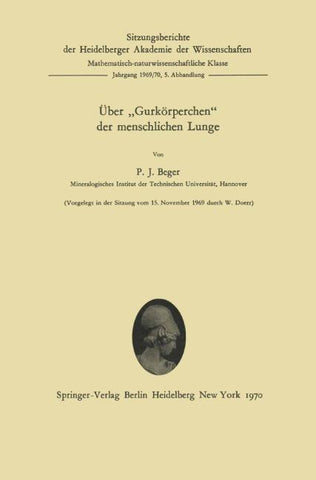 Über „Gurkörperchen“ der menschlichen Lunge
