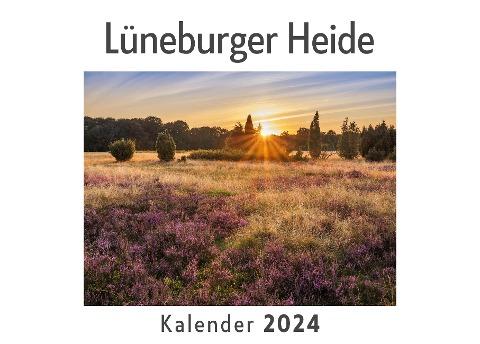 Lüneburger Heide (Wandkalender 2024, Kalender DIN A4 quer, Monatskalender im Querformat mit Kalendarium, Das perfekte Geschenk)